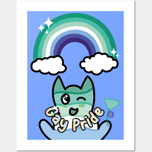 gay mlm pride rainbow mola Posters and Art